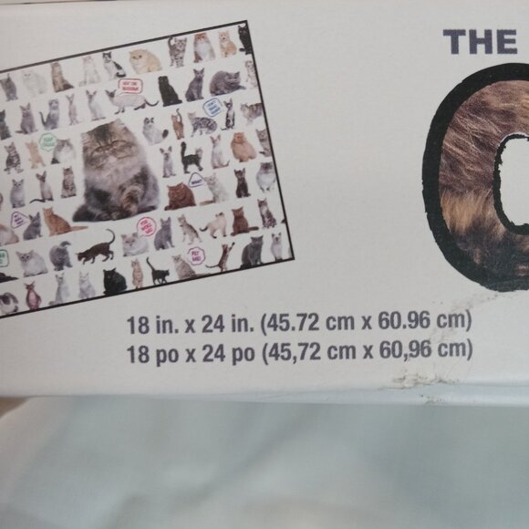 The Hair Raising Fluffy Cat Puzzle with Speech Bubbles and Cats 300 Pieces - Picture 6 of 8